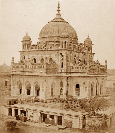 The Tomb of Saadat Ali in the Kaiserbagh Palace, Lucknow by Felice Beato